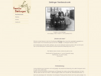 dahlinger-familie.de Webseite Vorschau