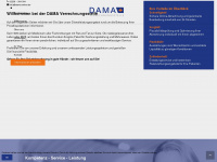 dama-online.de Webseite Vorschau