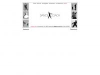 dancecoach.de Webseite Vorschau