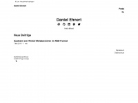 daniel-ehnert.de Webseite Vorschau