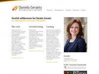 daniela-geraets.de Webseite Vorschau