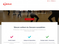 danzare.ch Webseite Vorschau