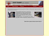 dap-bau-gmbh.de Webseite Vorschau