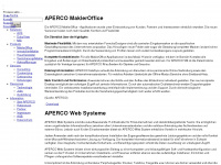 aperco.com Webseite Vorschau