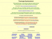 theologie-systematisch.de Webseite Vorschau