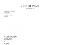 schnider-hammer.ch Webseite Vorschau