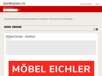 dasmoebel.ch Webseite Vorschau