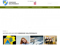 walpersbach.gv.at Webseite Vorschau