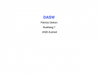 dasw.ch Webseite Vorschau