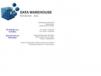 data-warehouse-online.de Webseite Vorschau