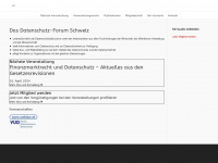 datenschutz-forum.ch Webseite Vorschau