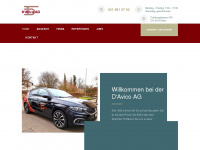 davico-ag.ch Webseite Vorschau