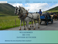 davos-kutschen.ch Webseite Vorschau