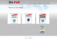 daxas.ch Webseite Vorschau
