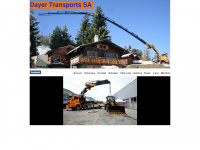 dayertransports.ch Webseite Vorschau