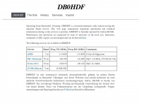db0hdf.de Webseite Vorschau