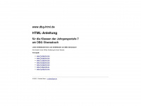 dbg-html.de Webseite Vorschau