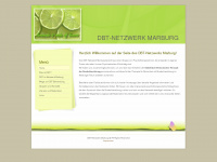 dbt-netzwerk-marburg.de Webseite Vorschau