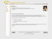 corporate-arts.net Webseite Vorschau