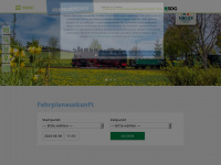 fichtelbergbahn.de Webseite Vorschau