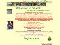 besucherbergwerke-westerzgebirge.de Webseite Vorschau