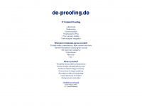 De-proofing.de