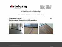 debea.ch Webseite Vorschau