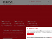 dechant-maler.de Webseite Vorschau