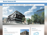 decimoimmobilien.ch Webseite Vorschau