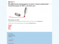 deck4.ch Webseite Vorschau