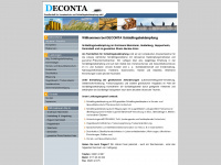 deconta-sbk.de Webseite Vorschau