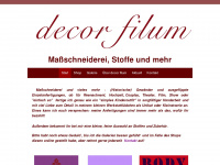 decorfilum.de Webseite Vorschau