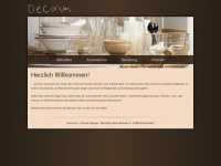 decorum-exclusives.de Webseite Vorschau