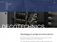 decotechnics.ch Webseite Vorschau