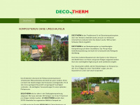 decotherm.ch Webseite Vorschau