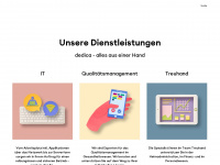 dedica.ch Webseite Vorschau