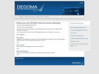 dedoma.de Webseite Vorschau
