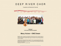 deep-river-chor.de Webseite Vorschau