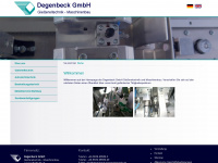 degenbeck-giessereitechnik.de Webseite Vorschau