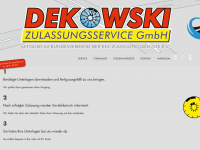 dekowski.de Webseite Vorschau