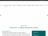 deliciel.ch Webseite Vorschau