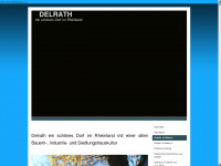 delrath.de Webseite Vorschau