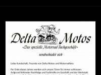 delta-motos.ch Webseite Vorschau