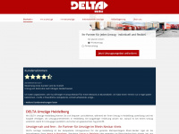 delta-umzuege.de Webseite Vorschau