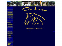 deluxe-sportpferdezucht.ch Webseite Vorschau