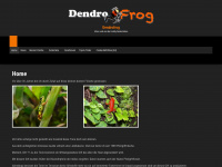 dendrofrog.de Webseite Vorschau