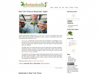 botanicalls.com Webseite Vorschau