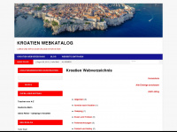 kroatien-webkatalog.de Webseite Vorschau