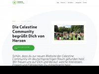 celestinecommunity.de Webseite Vorschau