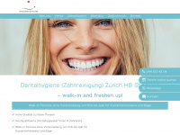 dentalhygiene.ch Webseite Vorschau
